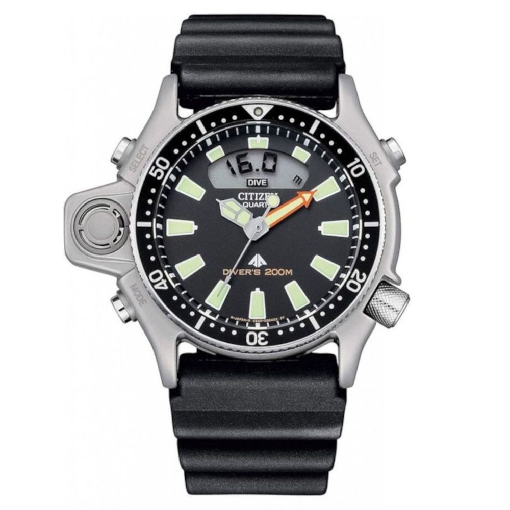 Citizen Promaster Aqualand Diver Black Rubber Strap JP2000-08E