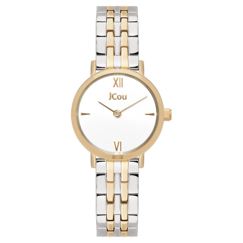 Jcou Amourette Two Tone Stainless Steel Bracelet JU19064-4