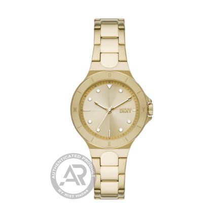 Dkny Chambers Gold Stainless Steel Bracelet NY6655
