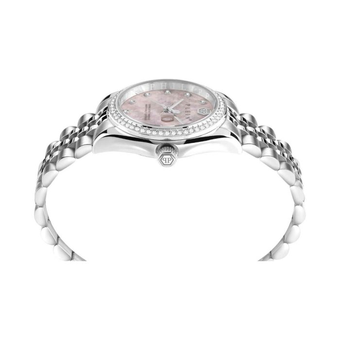 Philipp Plein Superlative Crystals Silver Stainless Steel Bracelet PWYAA0123
