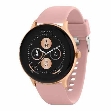 Reflex Active Series 22 Pink Rubber Strap Smartwatch RA22-2184