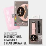 Reflex Active Series 22 Pink Rubber Strap Smartwatch RA22-2184