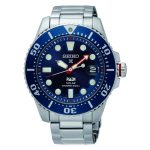 Seiko Prospex Divers PADI Solar Silver Stainless Steel Bracelet SNE549P1