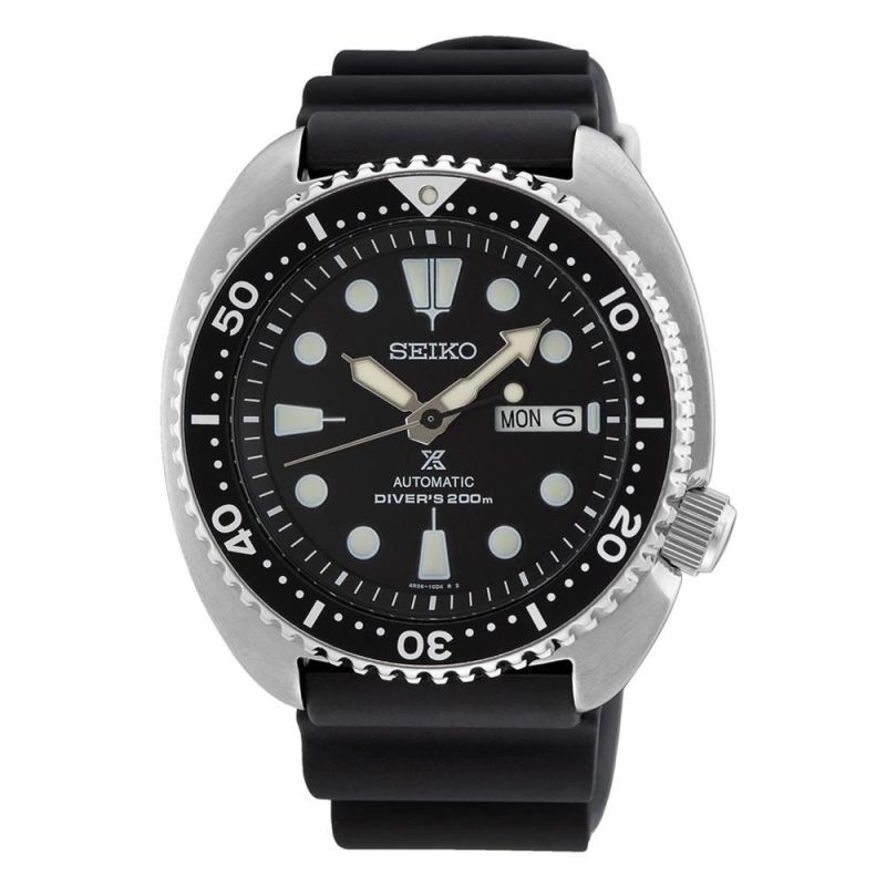 Seiko Prospex Divers Automatic Black Silicone Strap SRPE93K1J