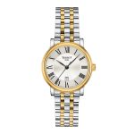 Tissot T-Classic Carson Premium Lady Two Tone Stainless Steel Bracelet T1222102203300