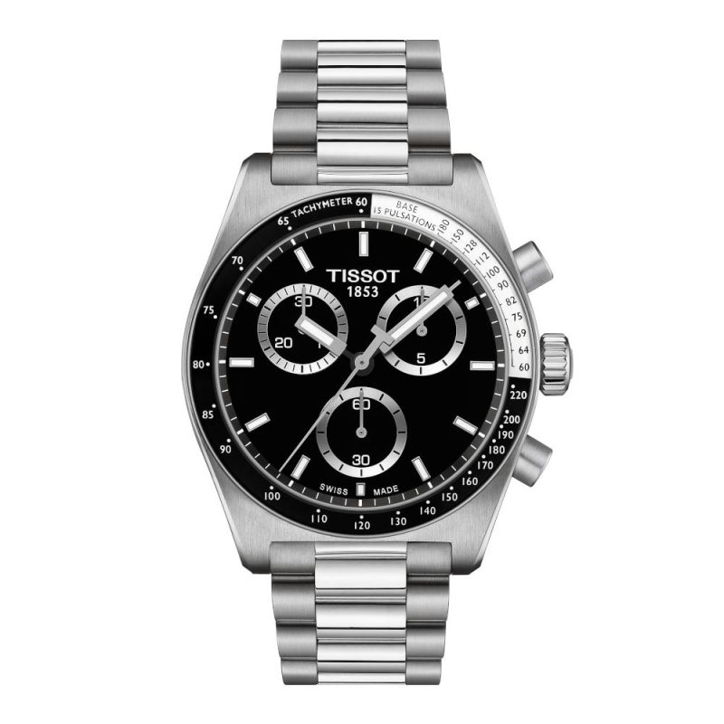 Tissot T-Sport PR516 Silver Stainless Steel Bracelet Chronograph T1494171105100