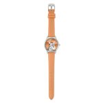 Tikkers WWF Zebra Orange Leather Strap TKWWF006