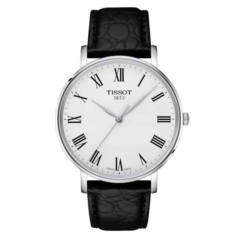 Tissot T-Classic Everytime Black Leather Strap T1434101603300