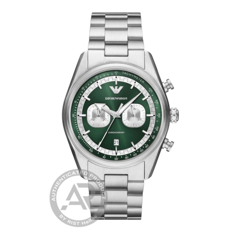 Emporio Armani Racer Stainless Steel Bracelet Chronograph AR11637
