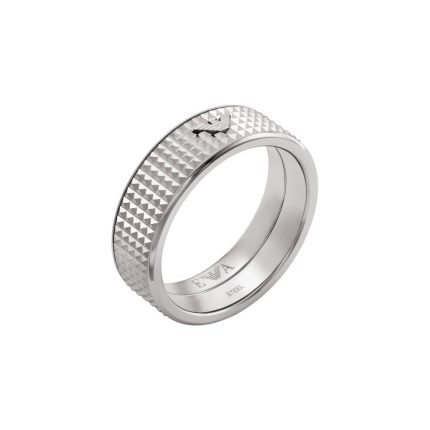 EMPORIO ARMANI KEY BASIC ΔΑΧΤΥΛΙΔΙ ΑΠΟ ΑΝΟΞΕΙΔΩΤΟ ΑΤΣΑΛΙ EGS2988040