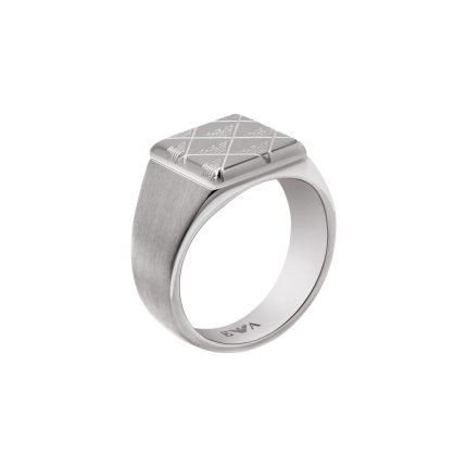 EMPORIO ARMANI EAGLE LOGO ΔΑΧΤΥΛΙΔΙ ΑΠΟ ΑΝΟΞΕΙΔΩΤΟ ΑΤΣΑΛΙ EGS3136040