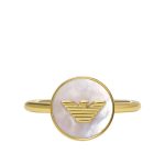EMPORIO ARMANI EAGLE LOGO ΔΑΧΤΥΛΙΔΙ ΑΠΟ ΟΡΕΙΧΑΛΚΟ EGS3142710
