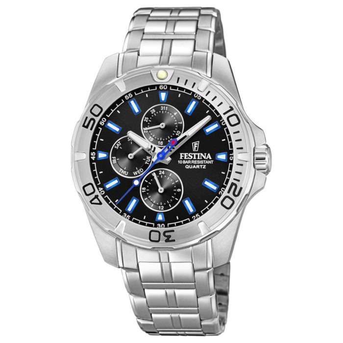 Festina Multifunction Silver Stainless Steel Bracelet F20445/6
