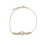 ΒΡΑΧΙΟΛΙ 14 ΚΑΡΑΤΙΑ ΚΙΤΡΙΝΟ ΧΡΥΣΟ ΜΕ ΖΙΡΓΚΟΝ 0091-BR242173