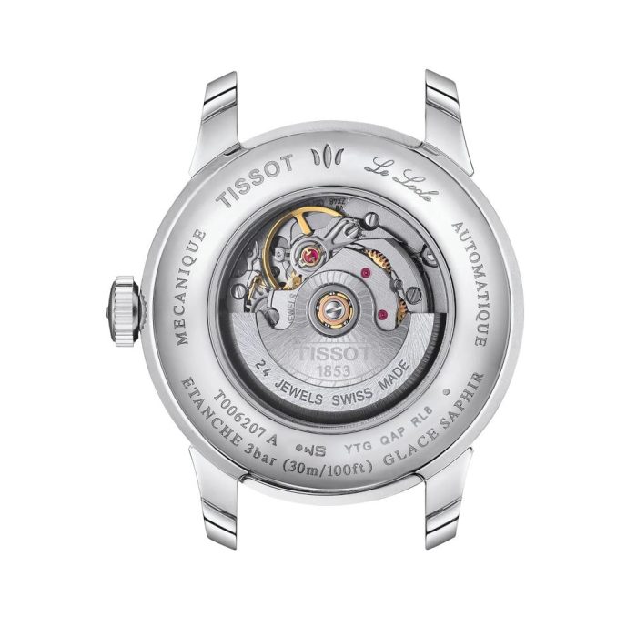 Tissot T-Classic Le Locle Diamonds Automatic Silver Stainless Steel Bracelet T0062071109600