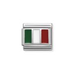 NOMINATION COMPOSABLE CLASSIC LINK ITALY IN STERLING SILVER WITH ENAMEL 330207/16