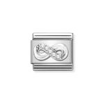 NOMINATION COMPOSABLE CLASSIC LINK INFINITY IN STERLING SILVER 330304/41