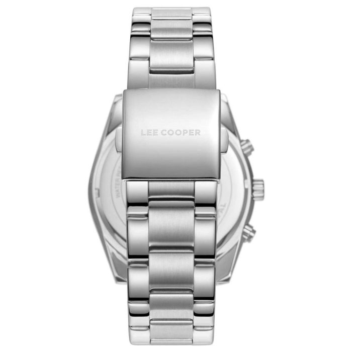Lee Cooper Dual Time Silver Metal Bracelet LC08101.330