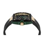 Philipp Plein The Skeleton 2.0 Automatic Black Silicone Strap PWJFA0325
