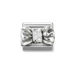NOMINATION COMPOSABLE CLASSIC LINK BOW IN STERLING SILVER 330323/11