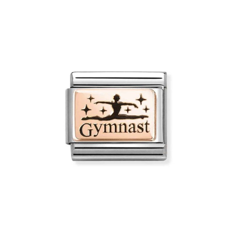 NOMINATION COMPOSABLE CLASSIC LINK GYMNAST IN 9K ROSE GOLD 430111/30