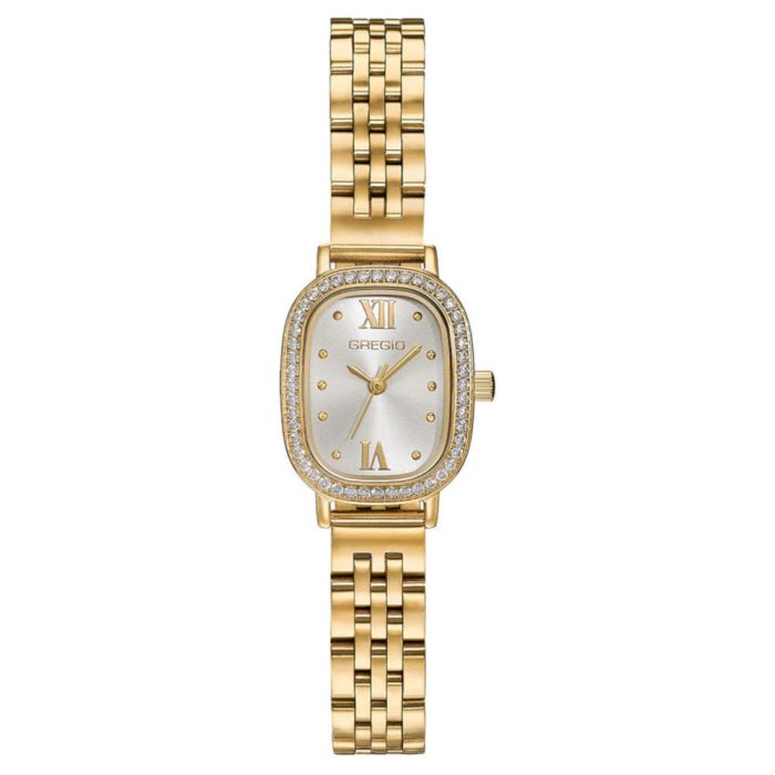 Gregio Aurora Crystals Gold Stainless Steel Bracelet GR450020