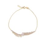 ΒΡΑΧΙΟΛΙ 14 ΚΑΡΑΤΙΑ ΚΙΤΡΙΝΟ ΧΡΥΣΟ ΜΕ ΖΙΡΓΚΟΝ 0364-BR240913