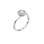 ΔΑΧΤΥΛΙΔΙ 14 ΚΑΡΑΤΙΑ ΛΕΥΚΟΧΡΥΣΟ ΜΕ ΖΙΡΓΚΟΝ 0029-DA253389