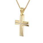 ΣΤΑΥΡΟΣ TRIANTOS ΜΕ ΑΛΥΣΙΔΑ ΑΠΟ 14 ΚΑΡΑΤΙΑ ΚΙΤΡΙΝΟ ΧΡΥΣΟ ΚΑΙ ΛΕΥΚΟΧΡΥΣΟ 1.7.1028GW