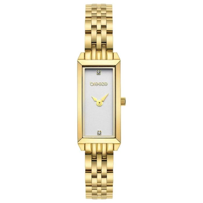Breeze Edge Swarovski Gold Stainless Steel Bracelet 212551.1