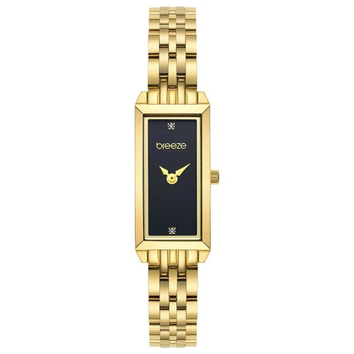 Breeze Edge Swarovski Gold Stainless Steel Bracelet 212551.2