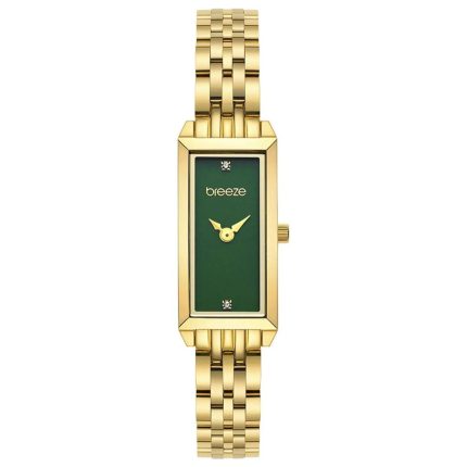 Breeze Edge Swarovski Gold Stainless Steel Bracelet 212551.7
