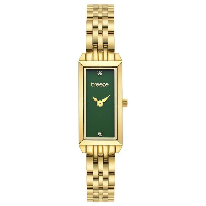 Breeze Edge Swarovski Gold Stainless Steel Bracelet 212551.7