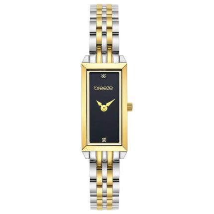 Breeze Edge Swarovski Two Tone Stainless Steel Bracelet 712551.2