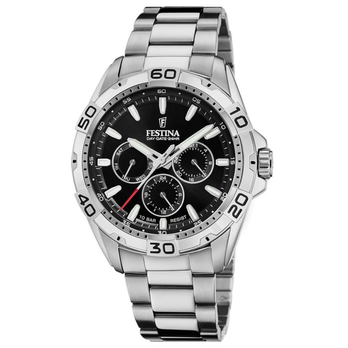 Festina Multifunction Silver Stainless Steel Bracelet F20623/5
