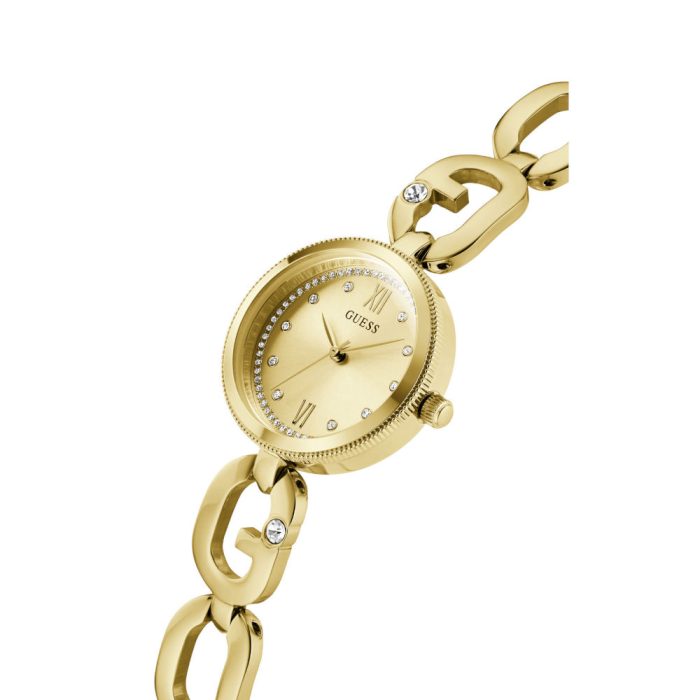 Guess Empower Crystals Gold Stainless Steel Bracelet GW0759L2