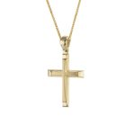 ΣΤΑΥΡΟΣ ΜΕ ΑΛΥΣΙΔΑ ΑΠΟ 14 ΚΑΡΑΤΙΑ ΚΙΤΡΙΝΟ ΧΡΥΣΟ 0517-ST254223