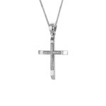 ΣΤΑΥΡΟΣ ΜΕ ΑΛΥΣΙΔΑ ΑΠΟ 14 ΚΑΡΑΤΙΑ ΛΕΥΚΟΧΡΥΣΟ ΜΕ ΖΙΡΓΚΟΝ 0513-ST254225