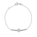 ΒΡΑΧΙΟΛΙ 14 ΚΑΡΑΤΙΑ ΛΕΥΚΟΧΡΥΣΟ ΜΕ ΖΙΡΓΚΟΝ 0571-BR254316