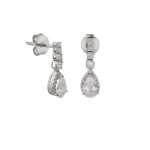 ΣΚΟΥΛΑΡΙΚΙΑ ΑΠΟ 14 ΚΑΡΑΤΙΑ ΛΕΥΚΟΧΡΥΣΟ ΜΕ ΖΙΡΓΚΟΝ 0572-SK254318