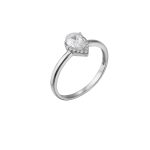 ΔΑΧΤΥΛΙΔΙ 14 ΚΑΡΑΤΙΑ ΛΕΥΚΟΧΡΥΣΟ ΜΕ ΖΙΡΓΚΟΝ 0573-DA254328