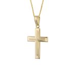 ΣΤΑΥΡΟΣ ΜΕ ΑΛΥΣΙΔΑ ΑΠΟ 14 ΚΑΡΑΤΙΑ ΚΙΤΡΙΝΟ ΧΡΥΣΟ 0784-ST254338