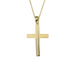 ΣΤΑΥΡΟΣ ΜΕ ΑΛΥΣΙΔΑ ΑΠΟ 14 ΚΑΡΑΤΙΑ ΚΙΤΡΙΝΟ ΧΡΥΣΟ ΜΕ ΖΙΡΓΚΟΝ 0032-ST254649