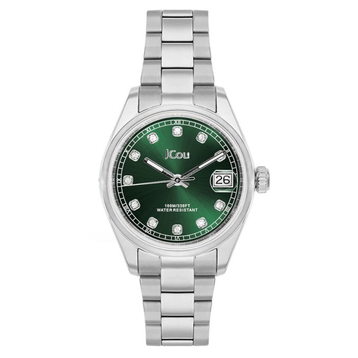 Jcou Serenity Crystals Stainless Steel Bracelet JU19068-2