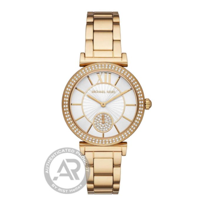 Michael Kors Abbey Crystals Gold Stainless Steel Bracelet MK4615