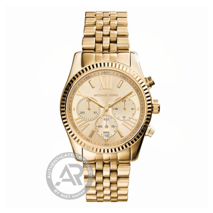 Michael Kors Lexington Gold Stainless Steel Bracelet Chronograph MK7378