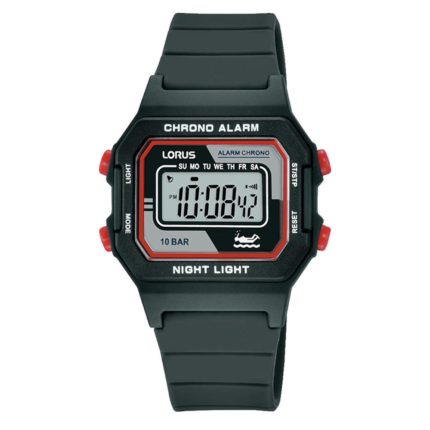Lorus Kids Black Silicone Strap R2317QX9