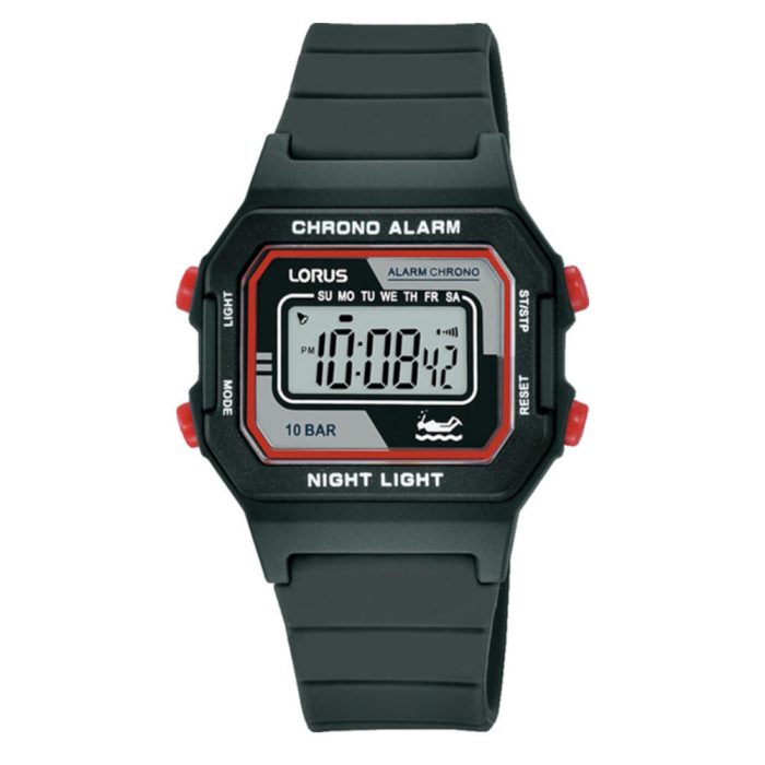 Lorus Kids Black Silicone Strap R2317QX9