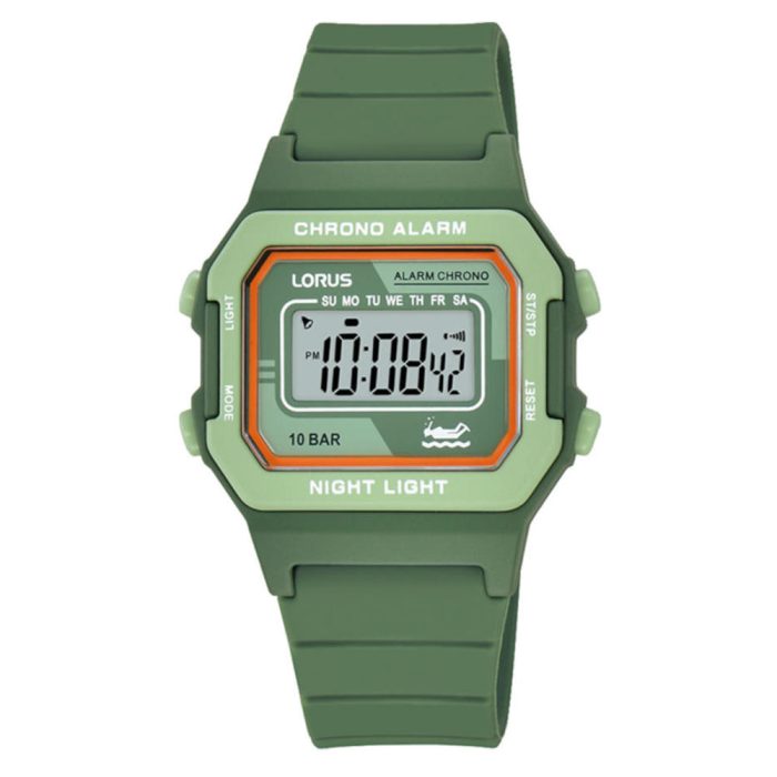 Lorus Kids Green Silicone Strap R2321QX9