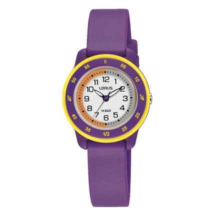 Lorus Kids Purple Silicone Strap RRX55JX9